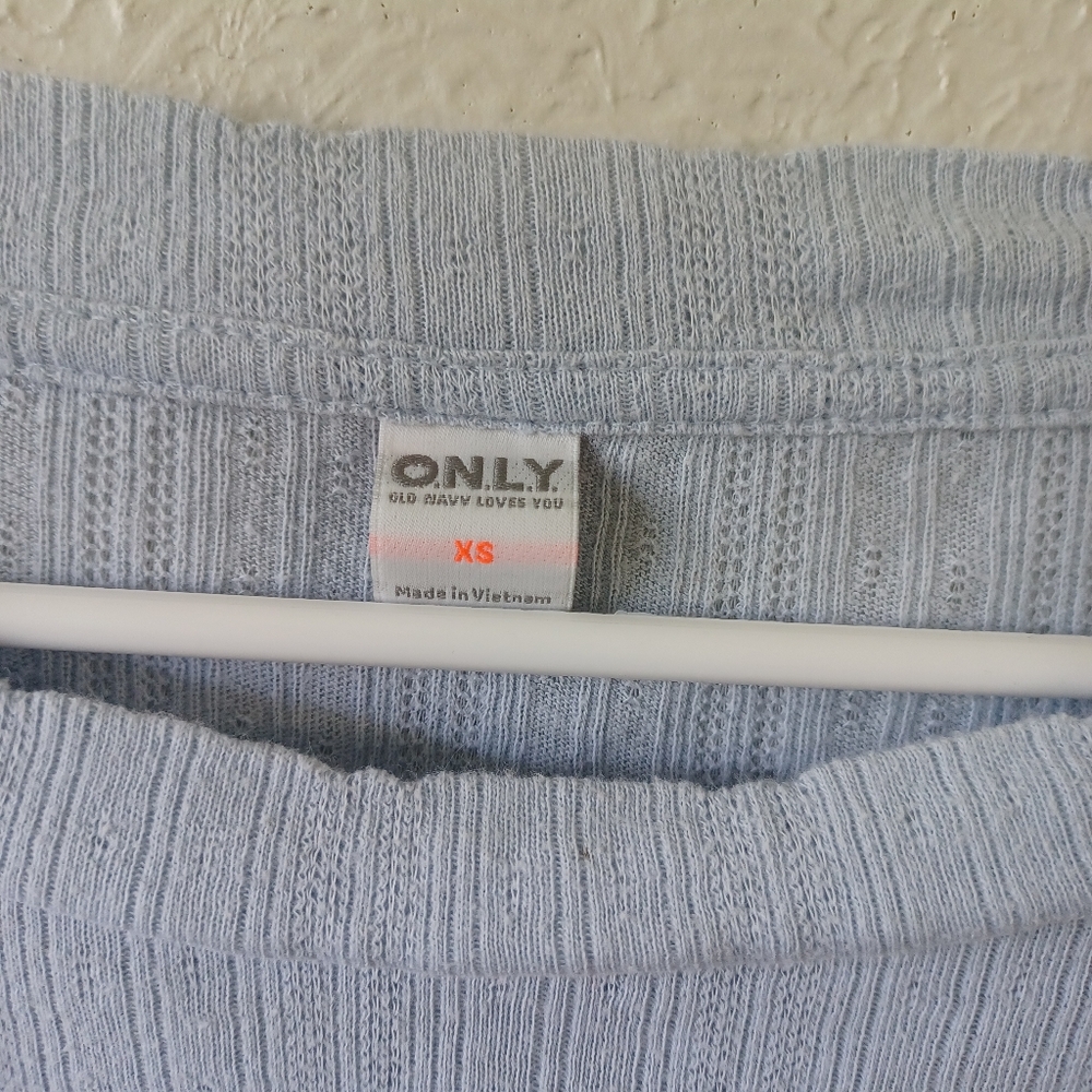 Light Blue Long Sleeve Top Old Navy Only - Picture 5 of 11